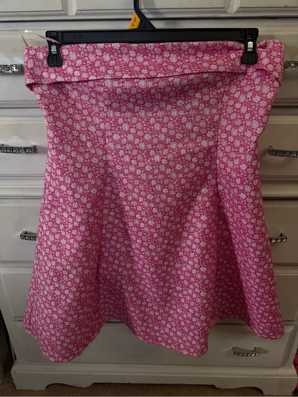 Altar'd State Pink & White Floral Skater Dress